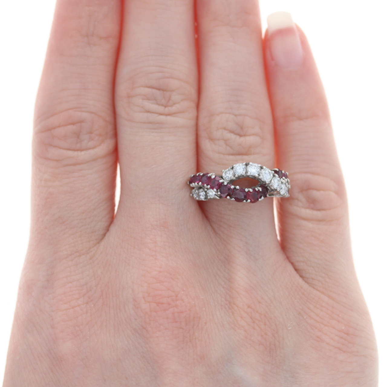 Petite Twist Diamond Engagement Ring | Australian Diamond Network